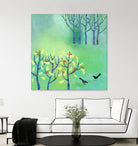 April Landscape by Nic Squirrell on GIANT ART - green digital painting