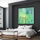 April Landscape by Nic Squirrell on GIANT ART - green digital painting