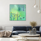 April Landscape by Nic Squirrell on GIANT ART - green digital painting