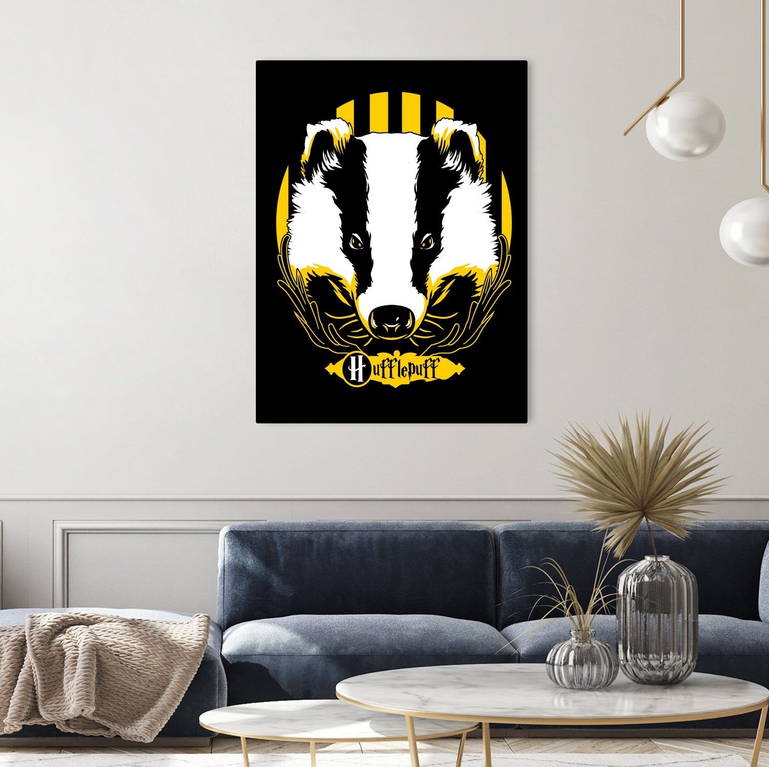 Hufflepuff by Samuel Rodrigues on GIANT ART - black digital painting