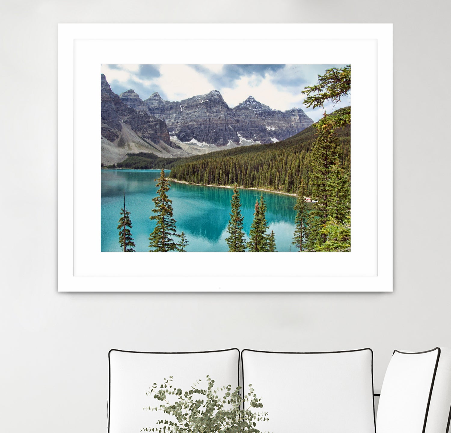 Moraine Lake Canada by Lynn Bolt on GIANT ART - blue photo illustration