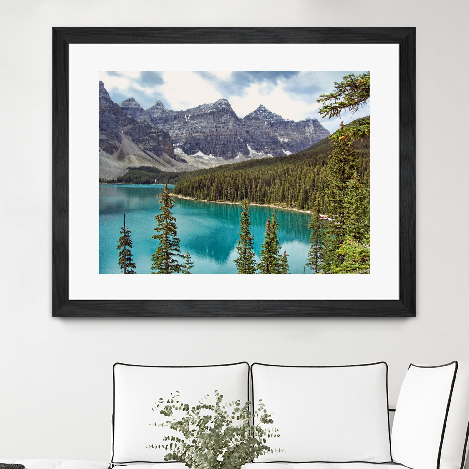 Moraine Lake Canada by Lynn Bolt on GIANT ART - blue photo illustration