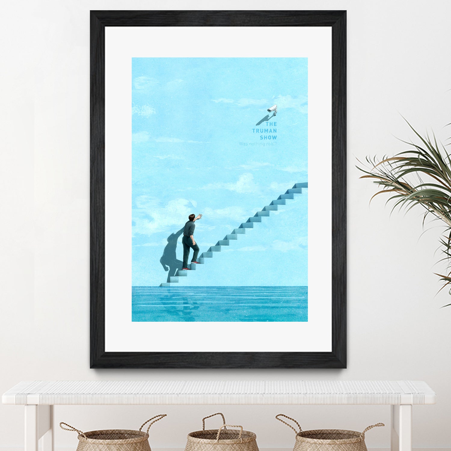 The Truman Show by Jason Ratliff on GIANT ART - blue digital painting