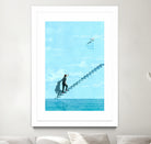 The Truman Show by Jason Ratliff on GIANT ART - blue digital painting