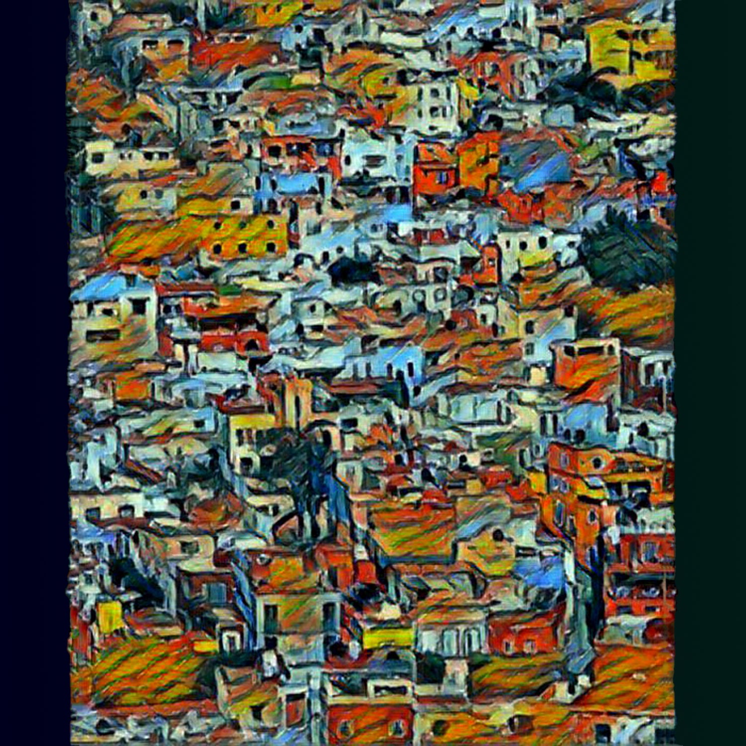 Guanajuato by Jeffrey Irwin on GIANT ART - orange digital painting