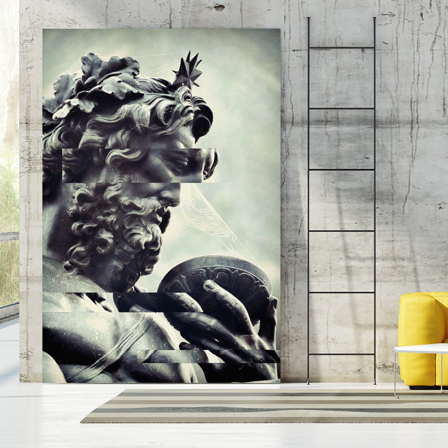 ZEUS by Menelaos Trompoukis on GIANT ART - green digital painting