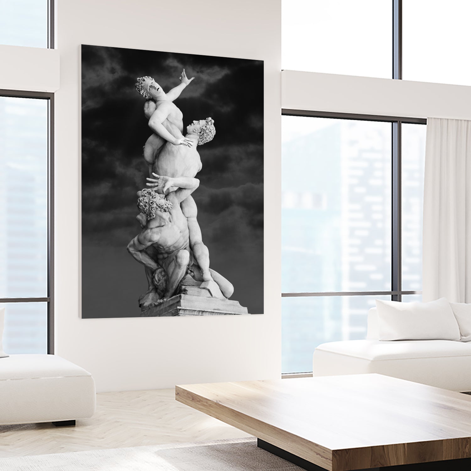 Rape of Sabine by Burak Günay on GIANT ART - black photo illustration