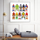 Super Hero Butts by Winston Chiu on GIANT ART - white digital drawing