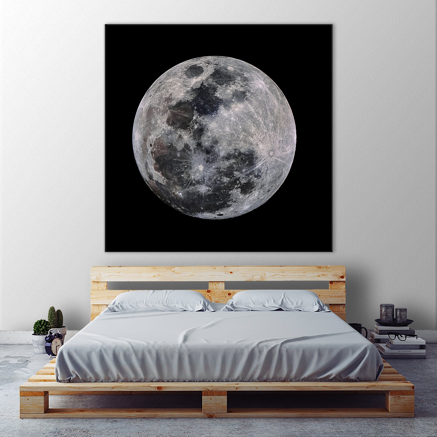 Super Moon by Lorenzo Bustillo on GIANT ART - gray photo illustration