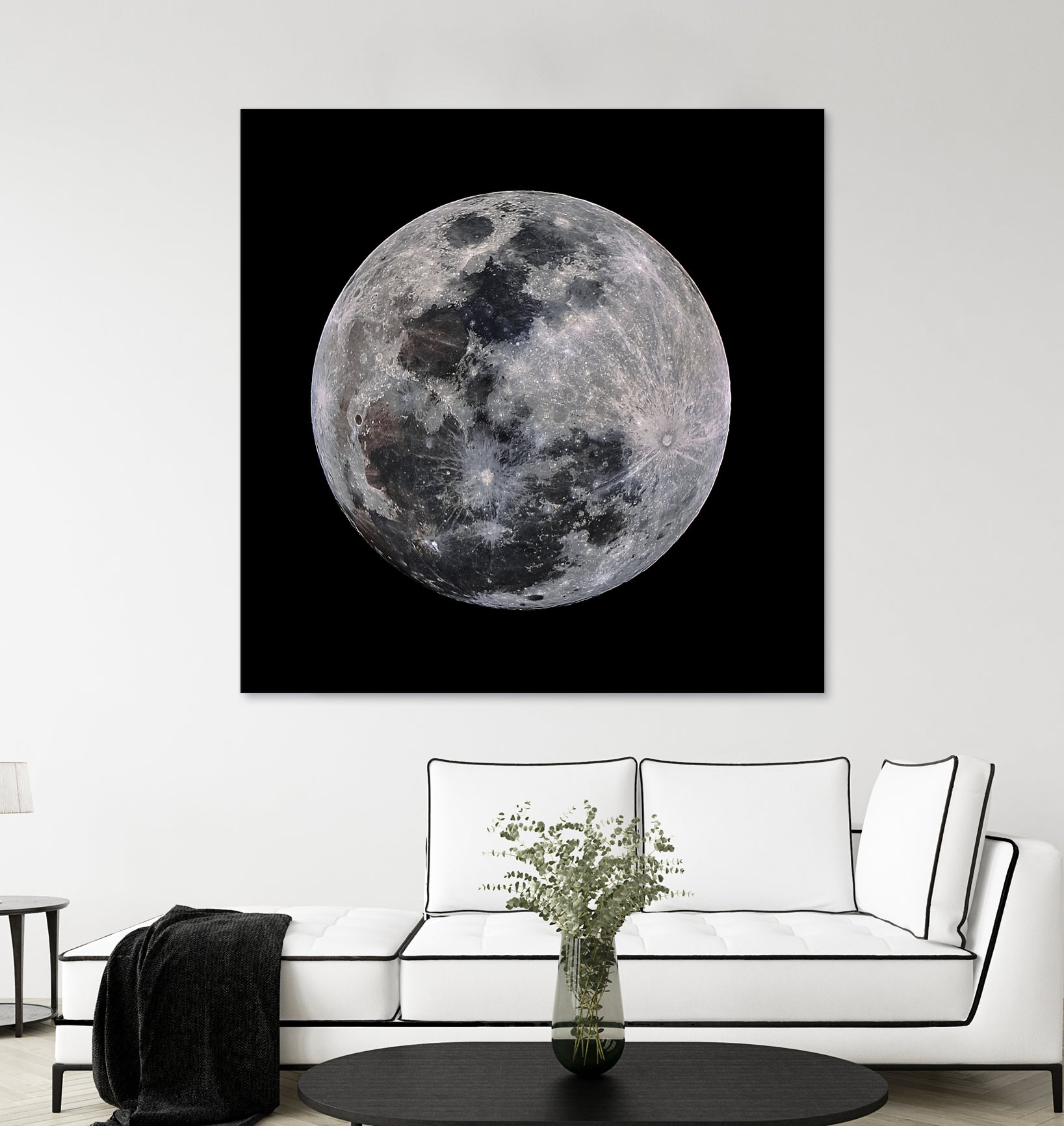 Super Moon by Lorenzo Bustillo on GIANT ART - gray photo illustration