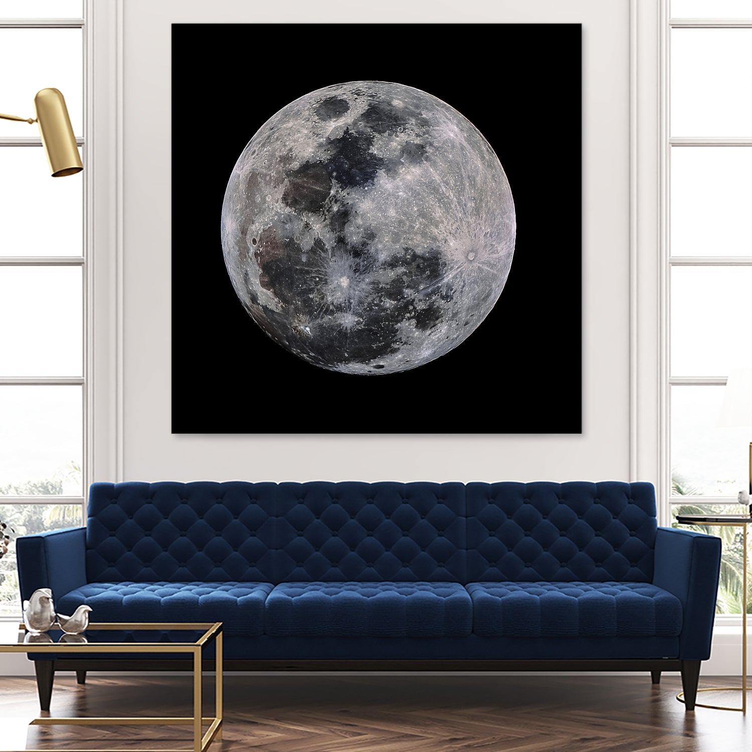 Super Moon by Lorenzo Bustillo on GIANT ART - gray photo illustration