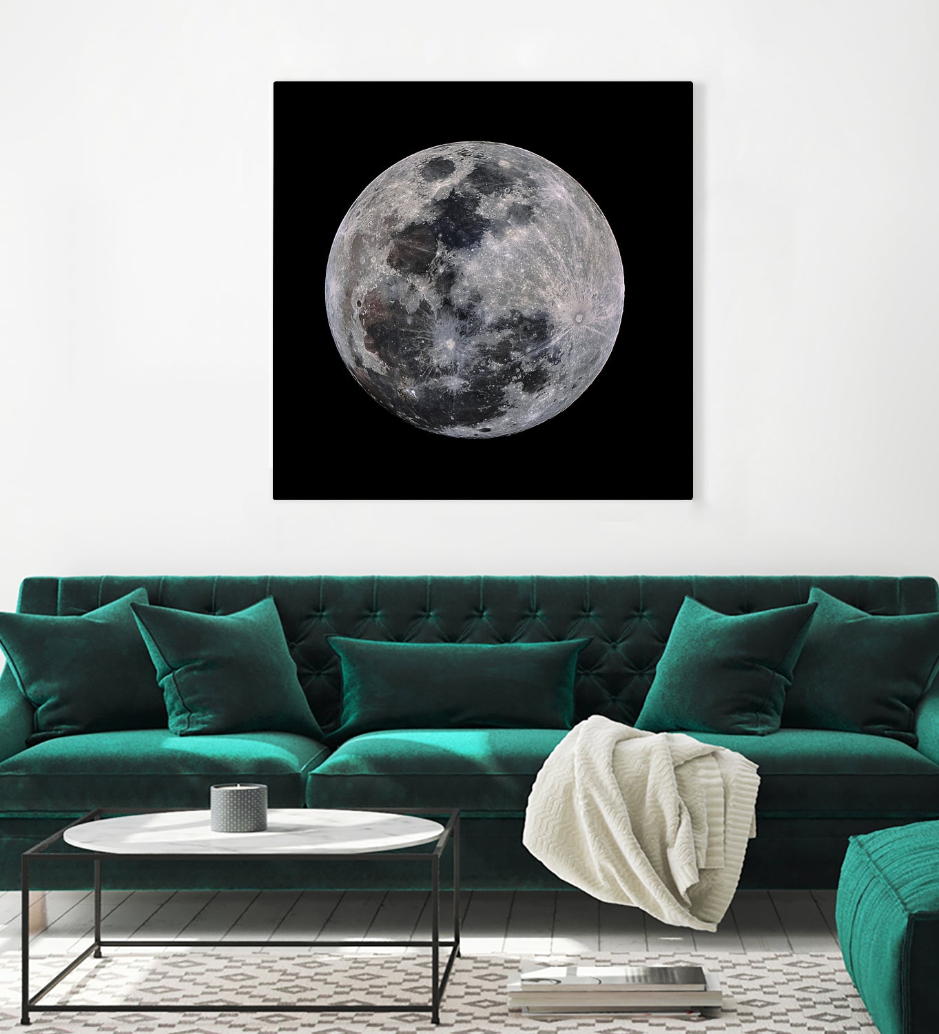 Super Moon by Lorenzo Bustillo on GIANT ART - gray photo illustration