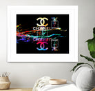 Chanel Perfumes by Daniel Janda on GIANT ART - black mixed media