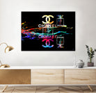 Chanel Perfumes by Daniel Janda on GIANT ART - black mixed media