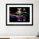 Chanel Perfumes by Daniel Janda on GIANT ART - black mixed media