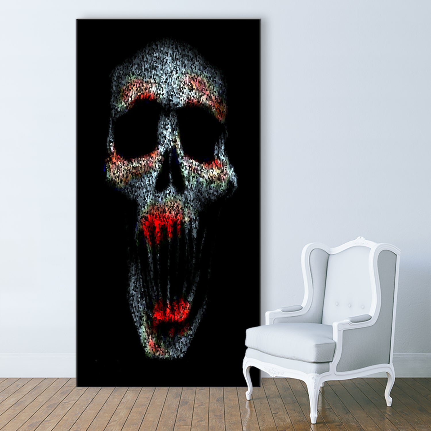 Skull by Rafael Salazar on GIANT ART - black digital painting