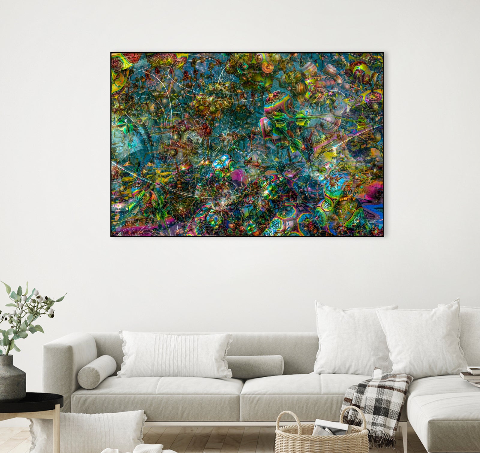 I Saw The Music Dance by Eric Ton on GIANT ART - white digital painting