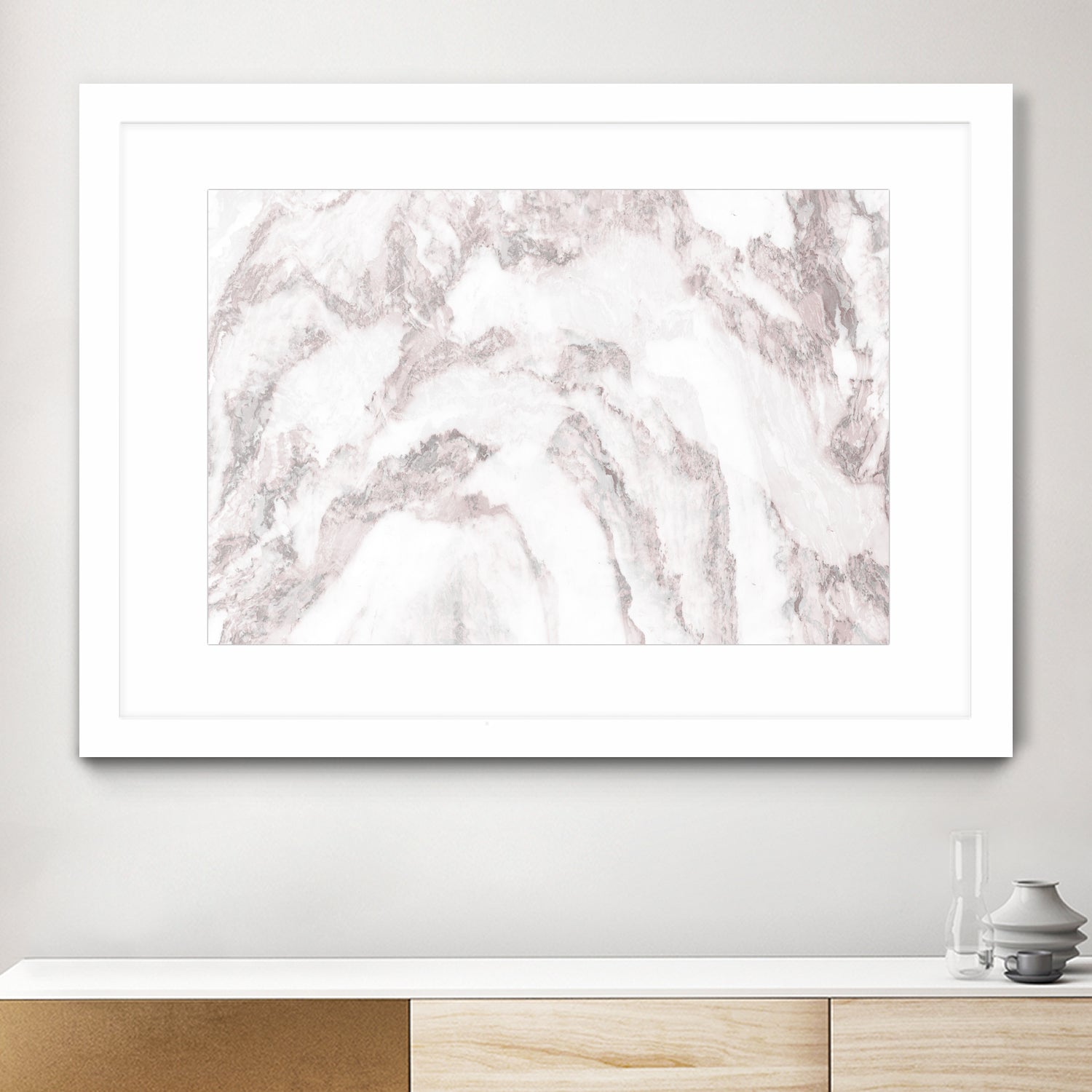 White Marble 11 by amini 54 on GIANT ART - white photo manipulation