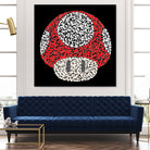 The Red Mushroom in Mario Bros by Caroline BESSIERES on GIANT ART - red digital drawing