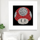 The Red Mushroom in Mario Bros by Caroline BESSIERES on GIANT ART - red digital drawing