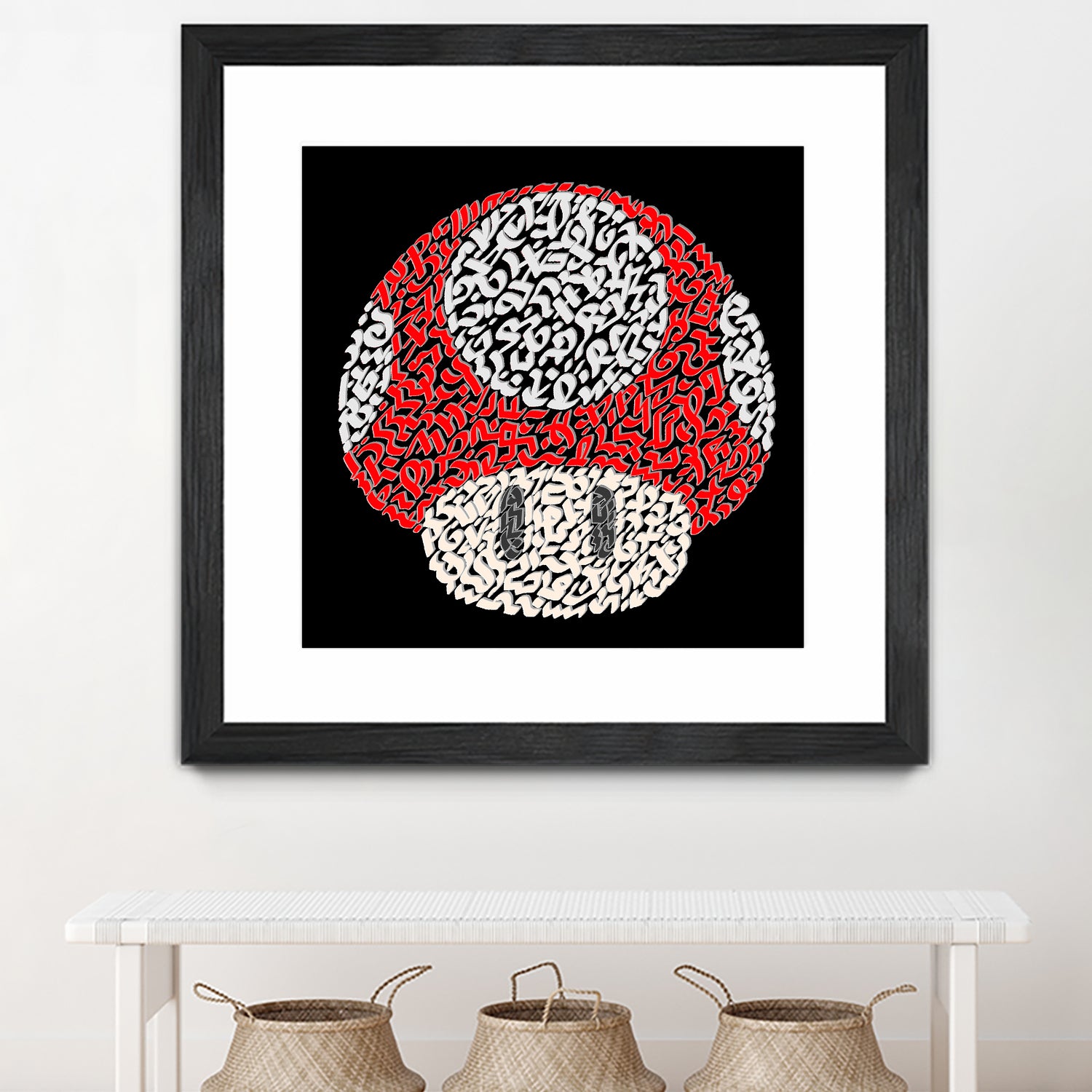 The Red Mushroom in Mario Bros by Caroline BESSIERES on GIANT ART - red digital drawing