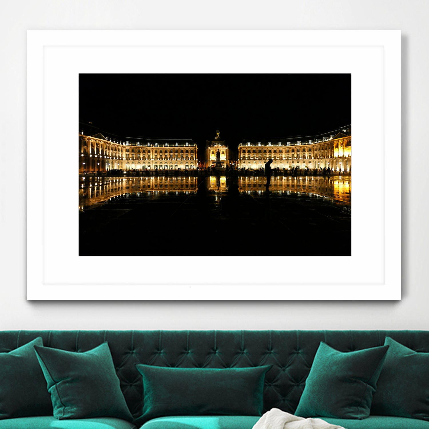 Water Mirror Bordeaux by Lynn Bolt on GIANT ART - black photo illustration