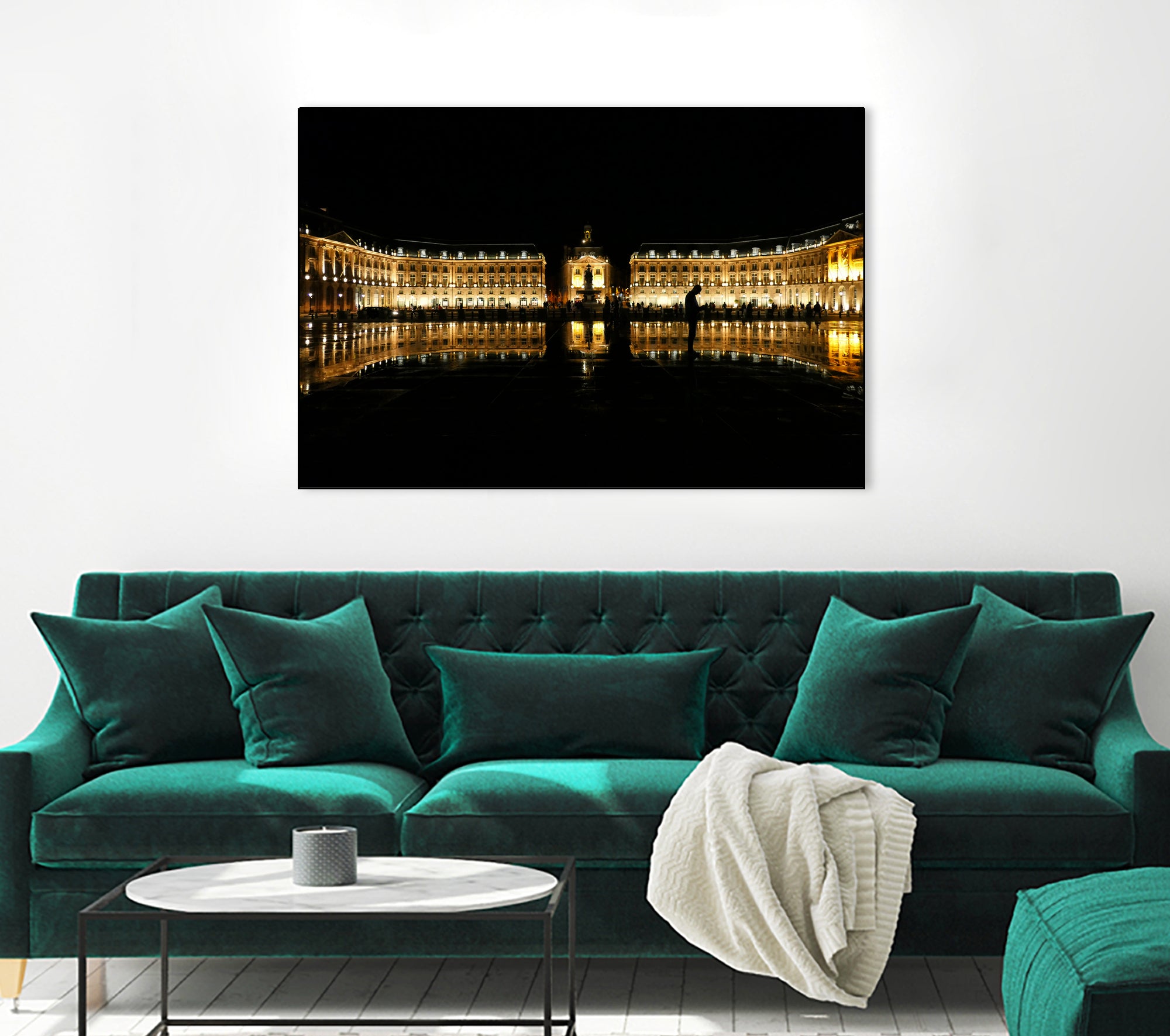 Water Mirror Bordeaux by Lynn Bolt on GIANT ART - black photo illustration