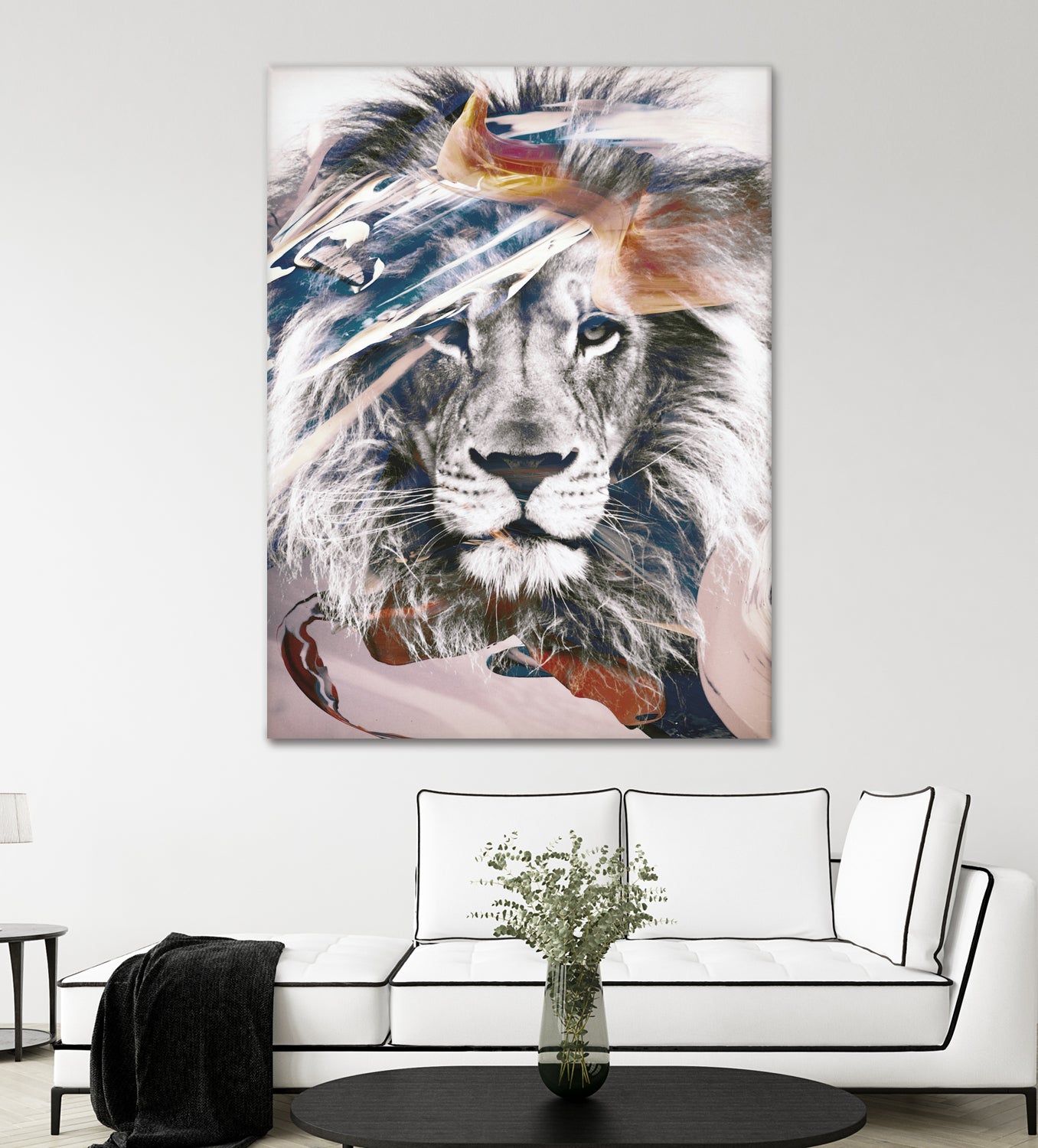 LION 6 by dada22 . on GIANT ART - white digital painting