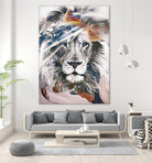 LION 6 by dada22 . on GIANT ART - white digital painting