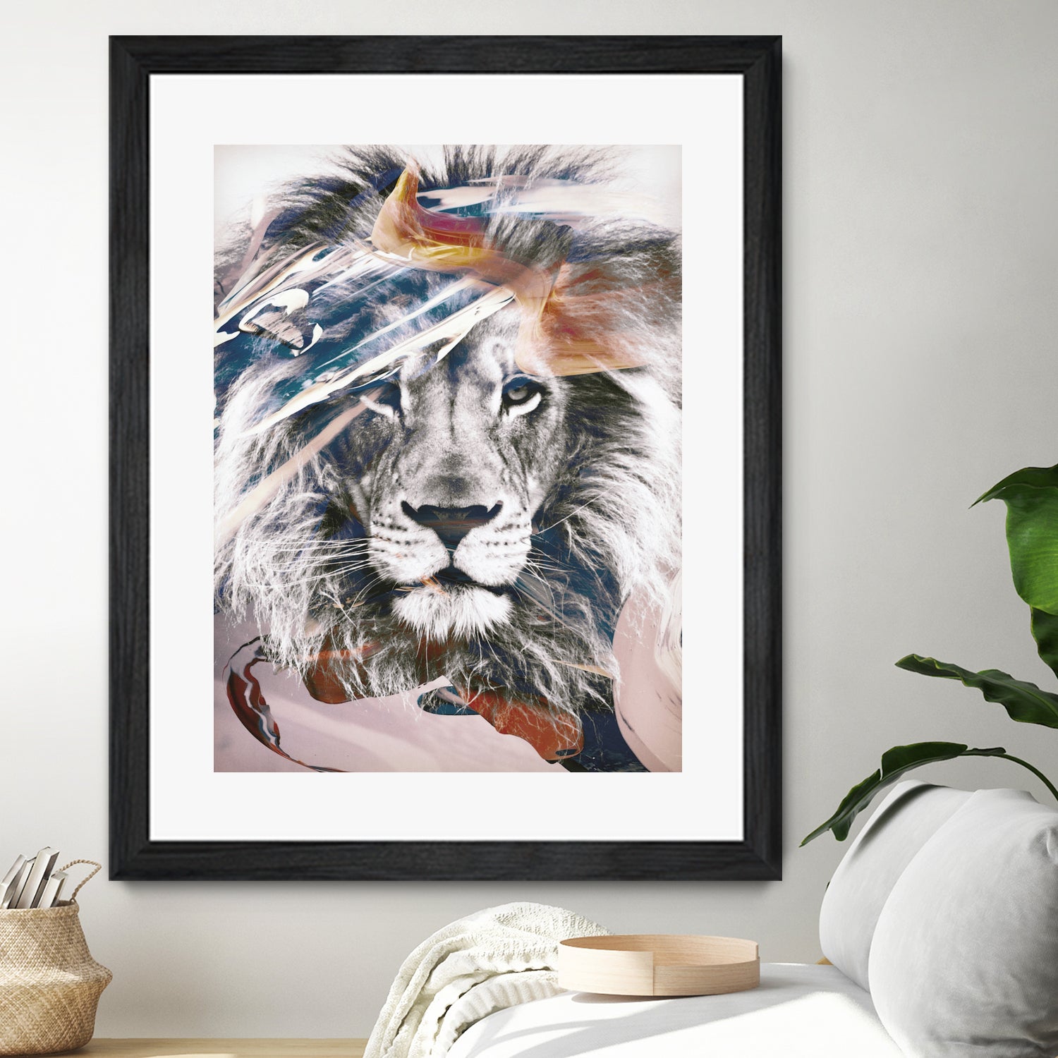 LION 6 by dada22 . on GIANT ART - white digital painting