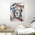 LION 6 by dada22 . on GIANT ART - white digital painting