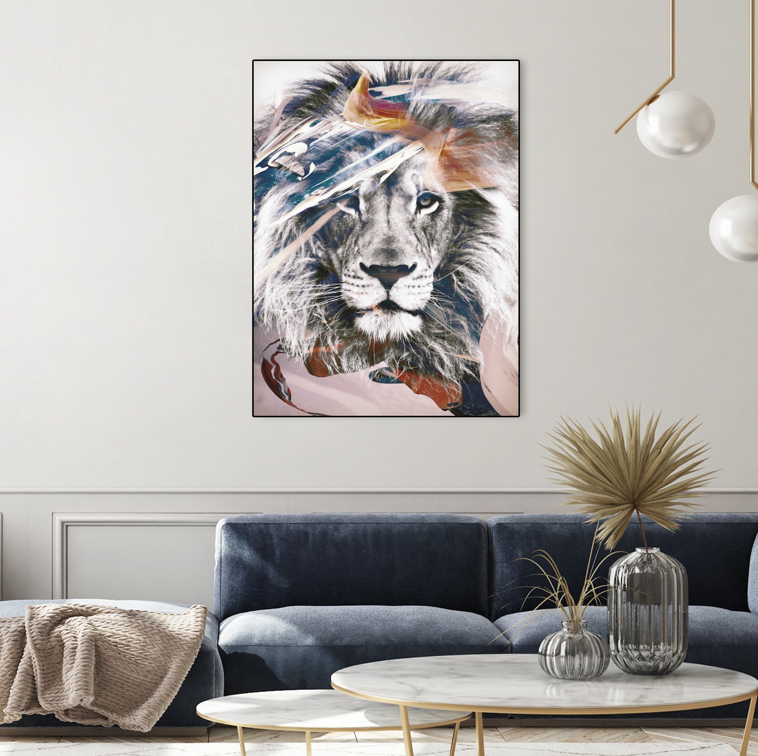 LION 6 by dada22 . on GIANT ART - white digital painting