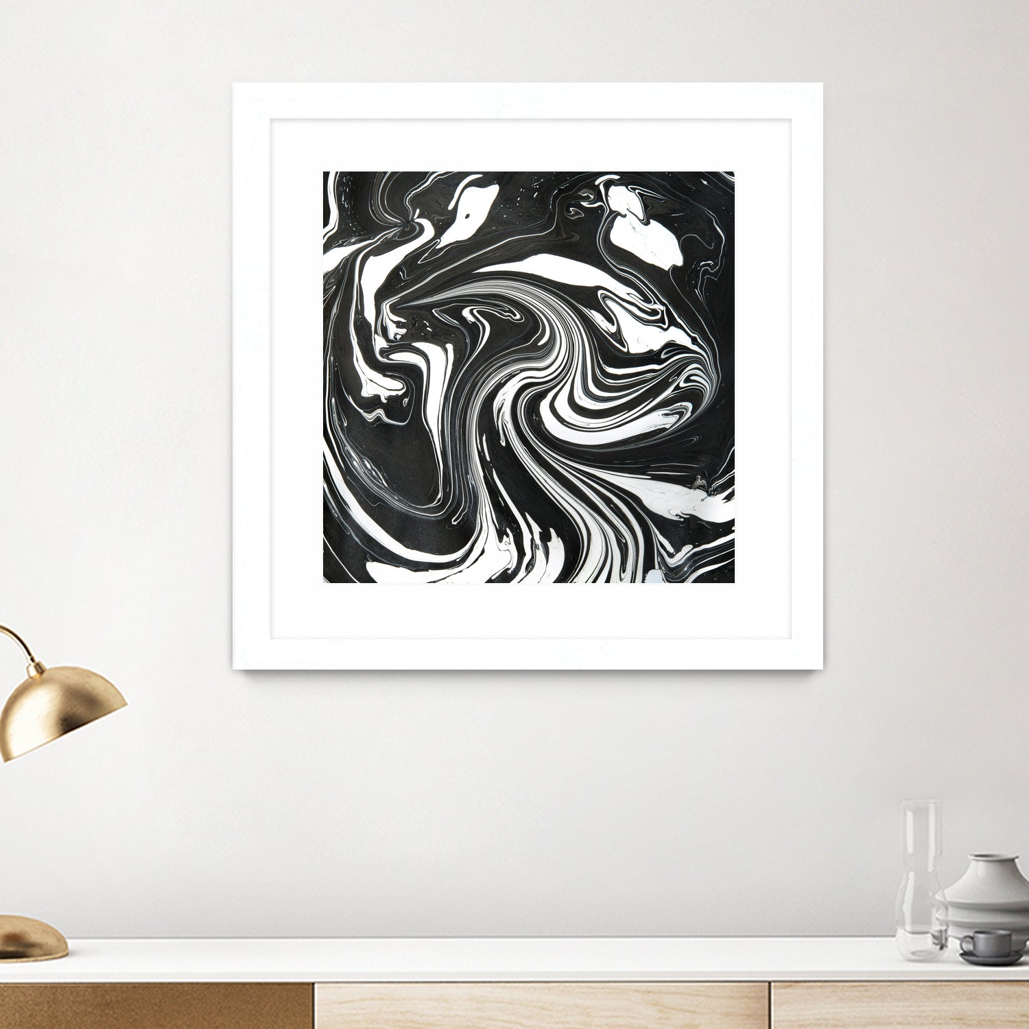 Marble texture I by Tania Amrein on GIANT ART - black digital drawing