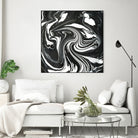 Marble texture I by Tania Amrein on GIANT ART - black digital drawing