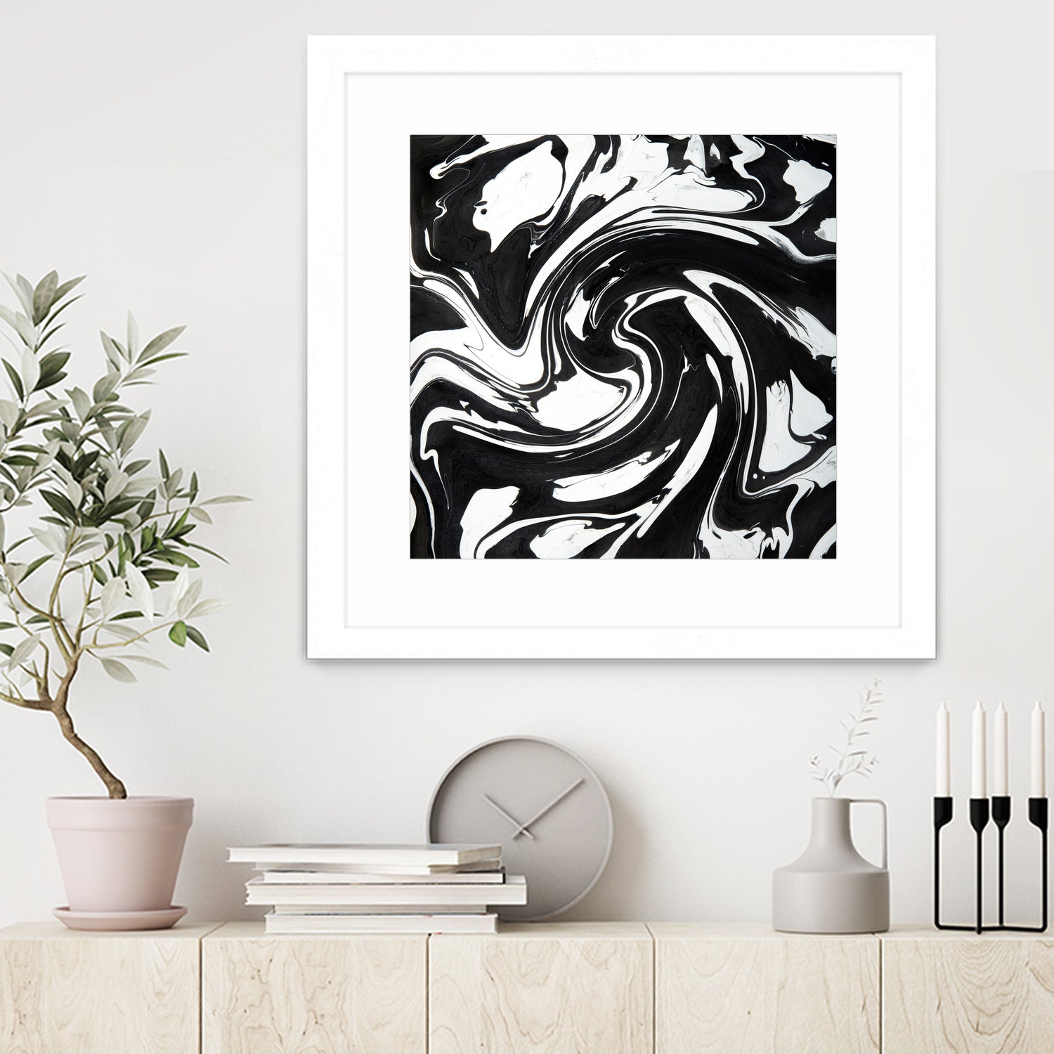 Marble III by Tania Amrein on GIANT ART - black digital drawing