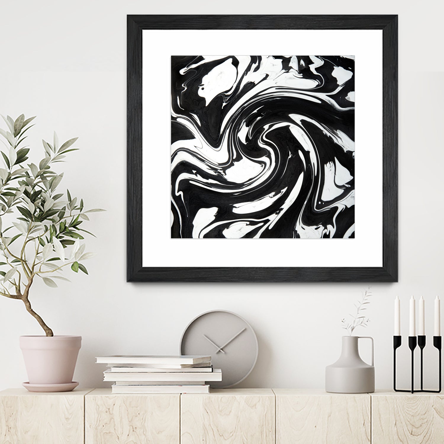 Marble III by Tania Amrein on GIANT ART - black digital drawing