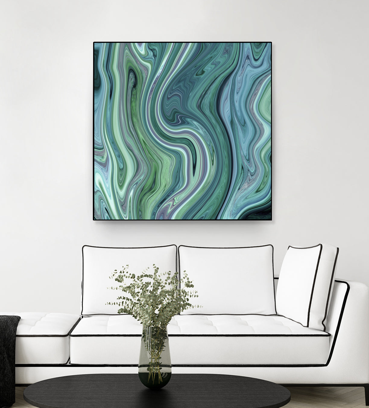 Green marble I by Tania Amrein on GIANT ART - green digital drawing