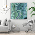 Green marble I by Tania Amrein on GIANT ART - green digital drawing