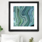 Green marble I by Tania Amrein on GIANT ART - green digital drawing