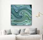 Green marble II by Tania Amrein on GIANT ART - green digital drawing