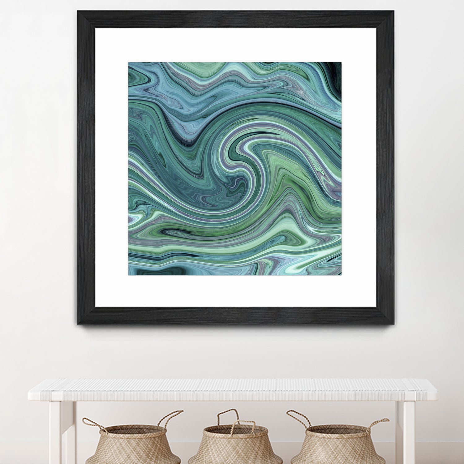 Green marble II by Tania Amrein on GIANT ART - green digital drawing