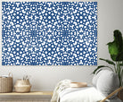 Moroccan LaceBlue by Catia Keck on GIANT ART - blue mixed media