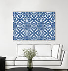 Moroccan LaceBlue by Catia Keck on GIANT ART - blue mixed media