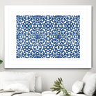 Moroccan LaceBlue by Catia Keck on GIANT ART - blue mixed media