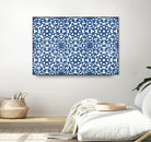 Moroccan LaceBlue by Catia Keck on GIANT ART - blue mixed media