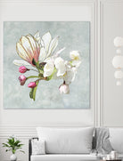 Magic in the air - blossoming by anne corr on GIANT ART - gray digital painting