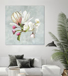 Magic in the air - blossoming by anne corr on GIANT ART - gray digital painting