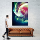 Abstract Art XIII by Tenyo Marchev on GIANT ART - green 3d art