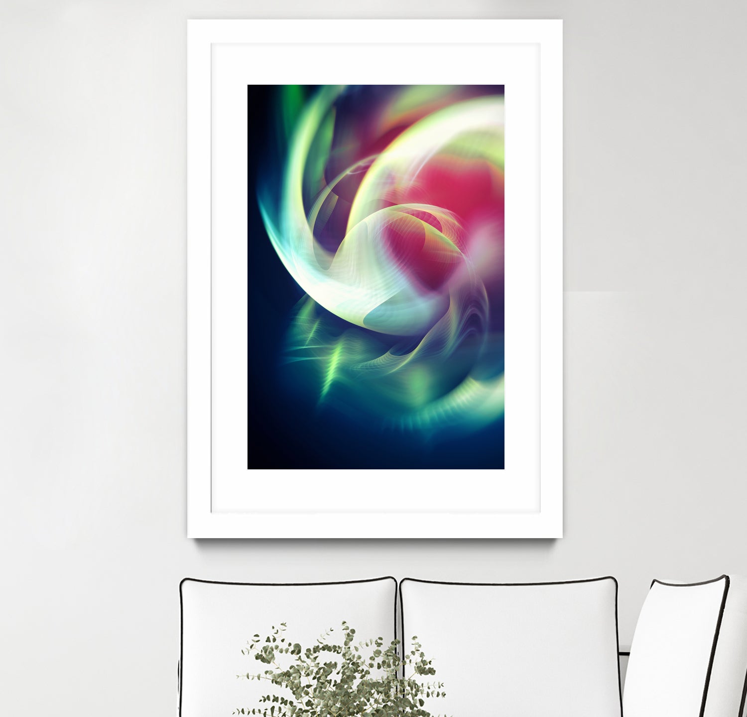 Abstract Art XIII by Tenyo Marchev on GIANT ART - green 3d art