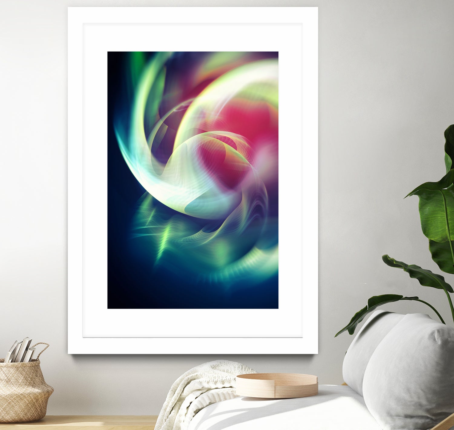 Abstract Art XIII by Tenyo Marchev on GIANT ART - green 3d art